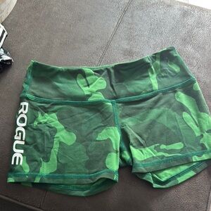 Rogue Green Athletic Shorts Performance Fit